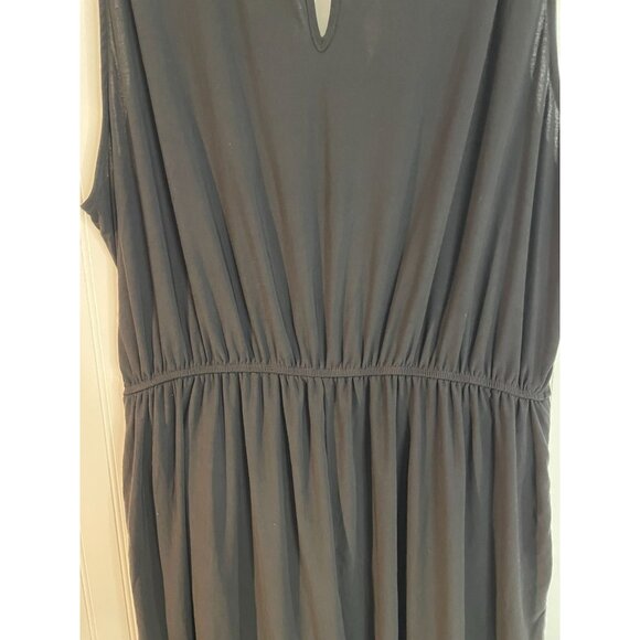 Emma & Michele Womens 3X Black Wrap Dress With Pockets & Tie Waist - Picture 3 of 13